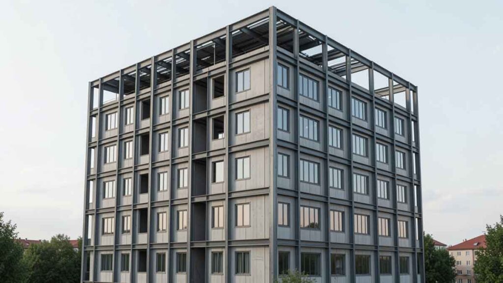 Diseño, fabricación y montaje de soluciones estructurales para la edificación residencial industrializada en altura